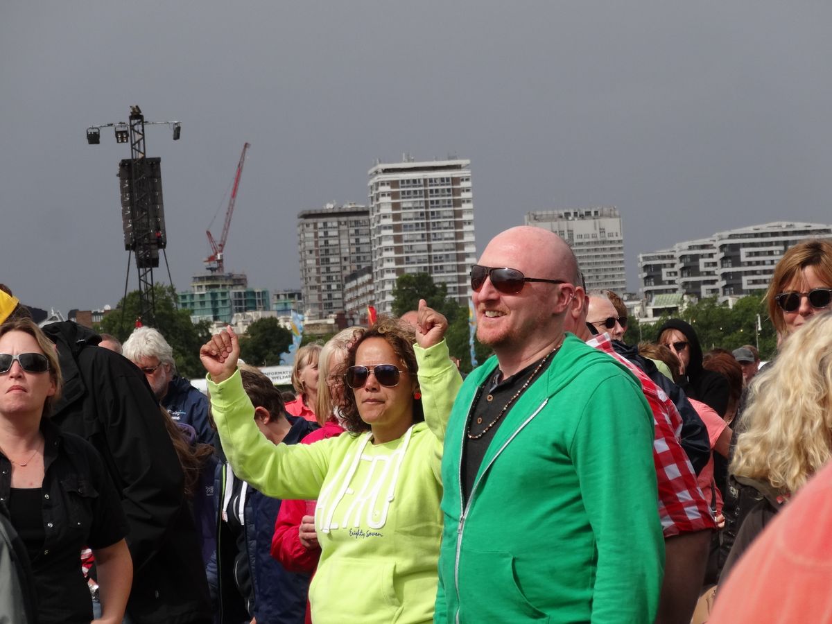 Hyde Park Concert Goers