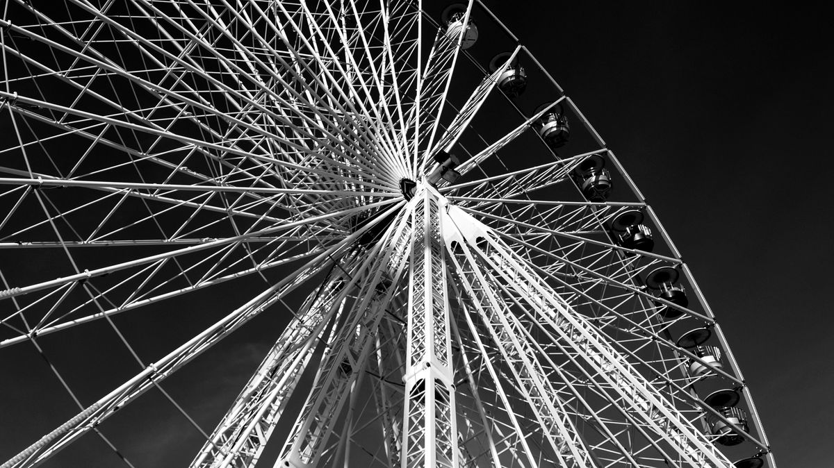 La Grande Roue à Bordeaux les Quinconces