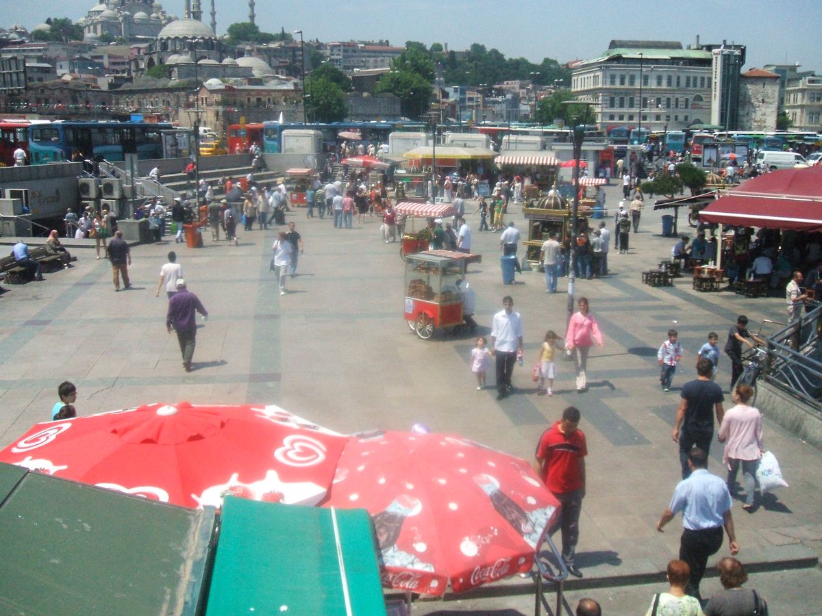 Eine Straße vom Bosporus