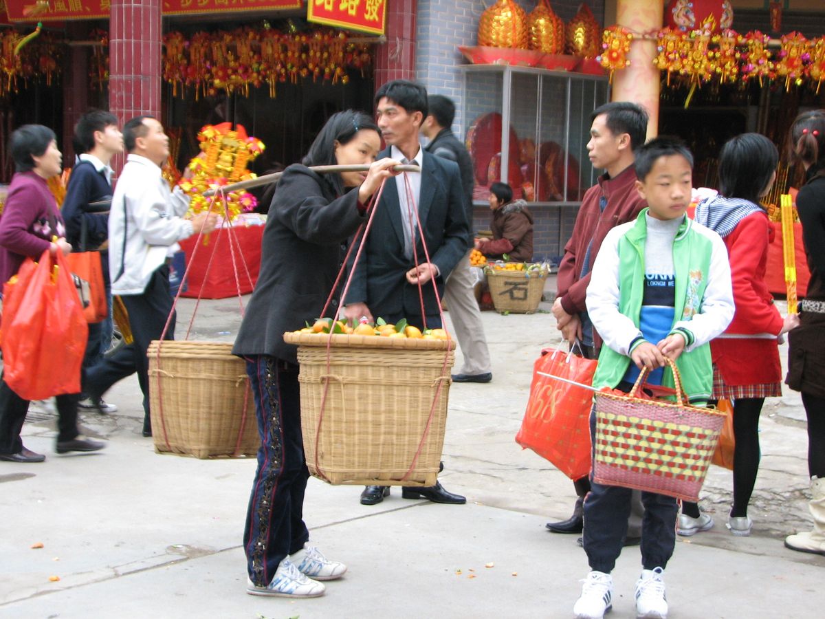 Rural street market!