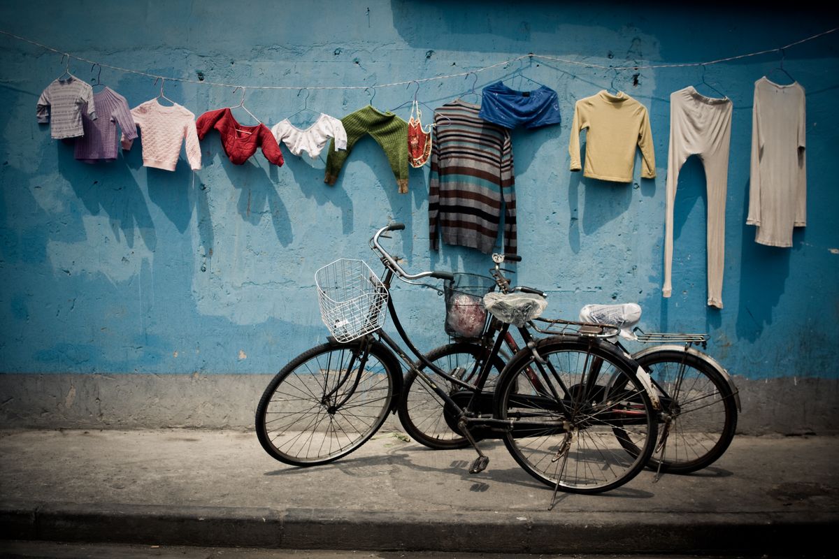 Dry the washing.