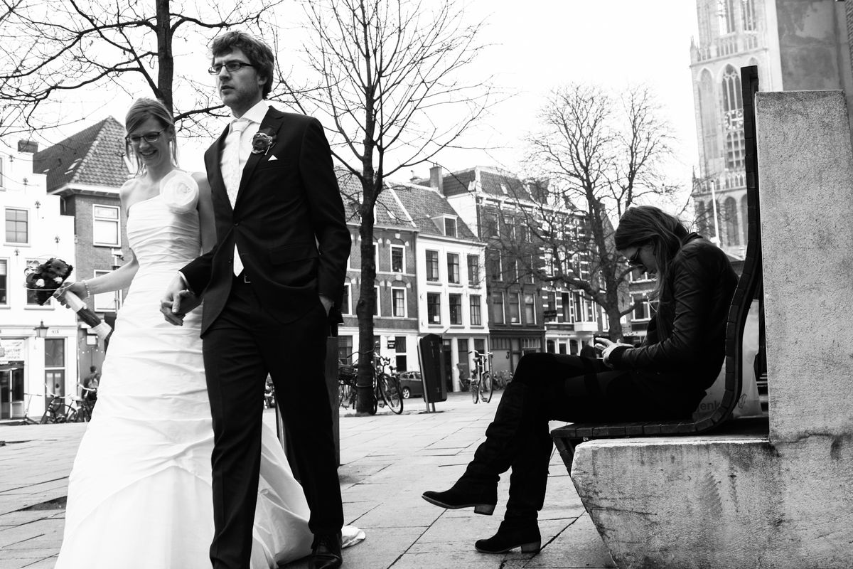 wedding and the street