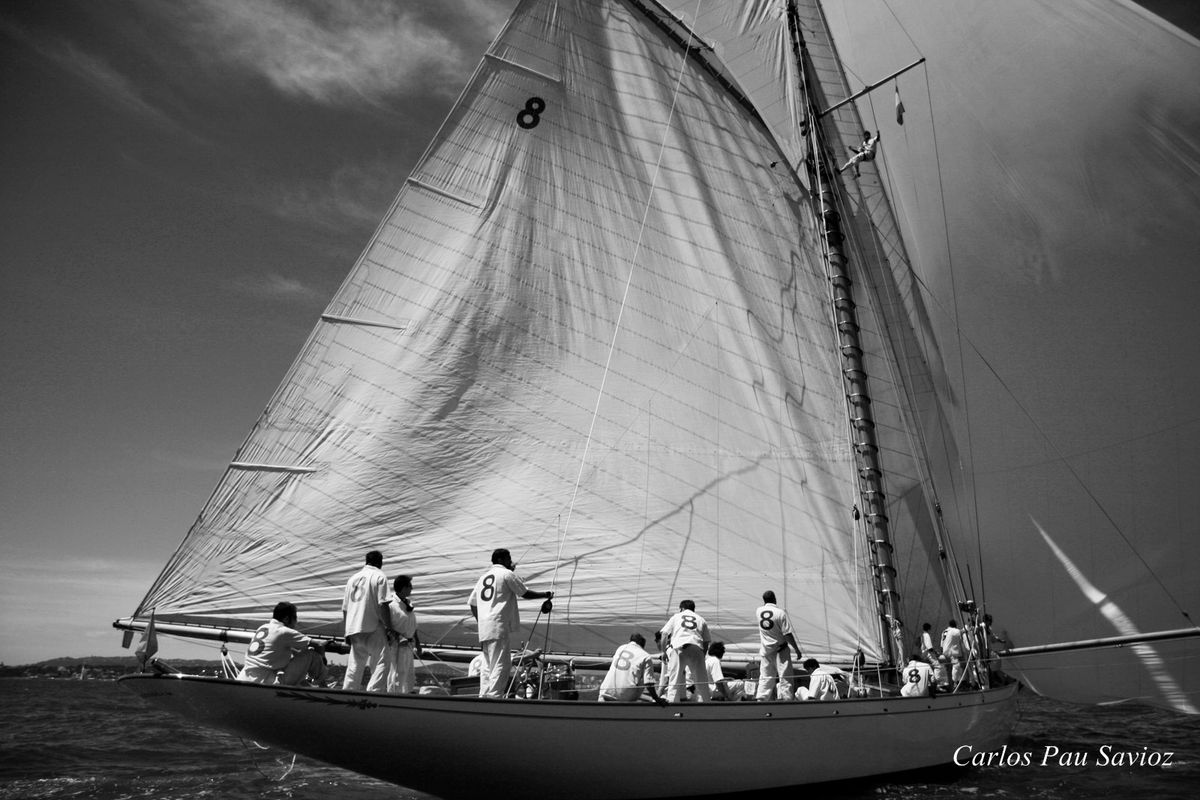 Après l'été, Saint-Tropez accueille pendant une semaine des régates, qui rassemblent les plus beaux voiliers classiques