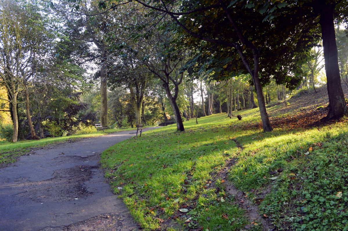 A project about how people associate places with memories of being there, the smells and sounds and the feelings you experienced in that moment. My Granda would pick me and my sister up from school when we were little. We would walk back through this park and he would hide sweets for us in amongst the trees. We had to find them on the way though, he would say 'warmer' as we got closer to finding them.