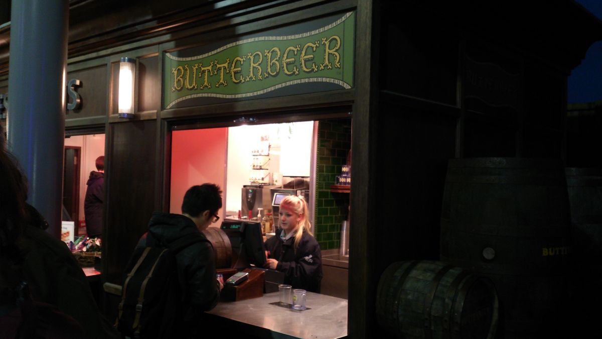 "Mmm, I fancy a Butterbeer"