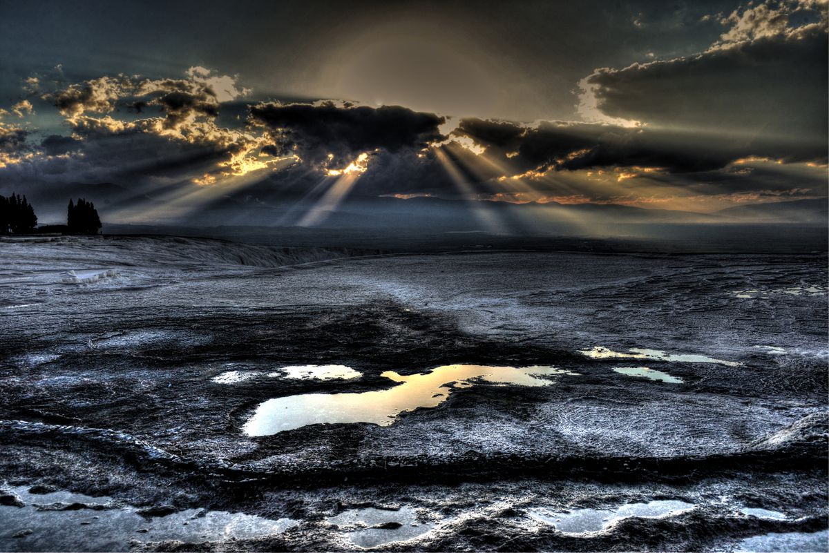 Atardecer en Pamukkale