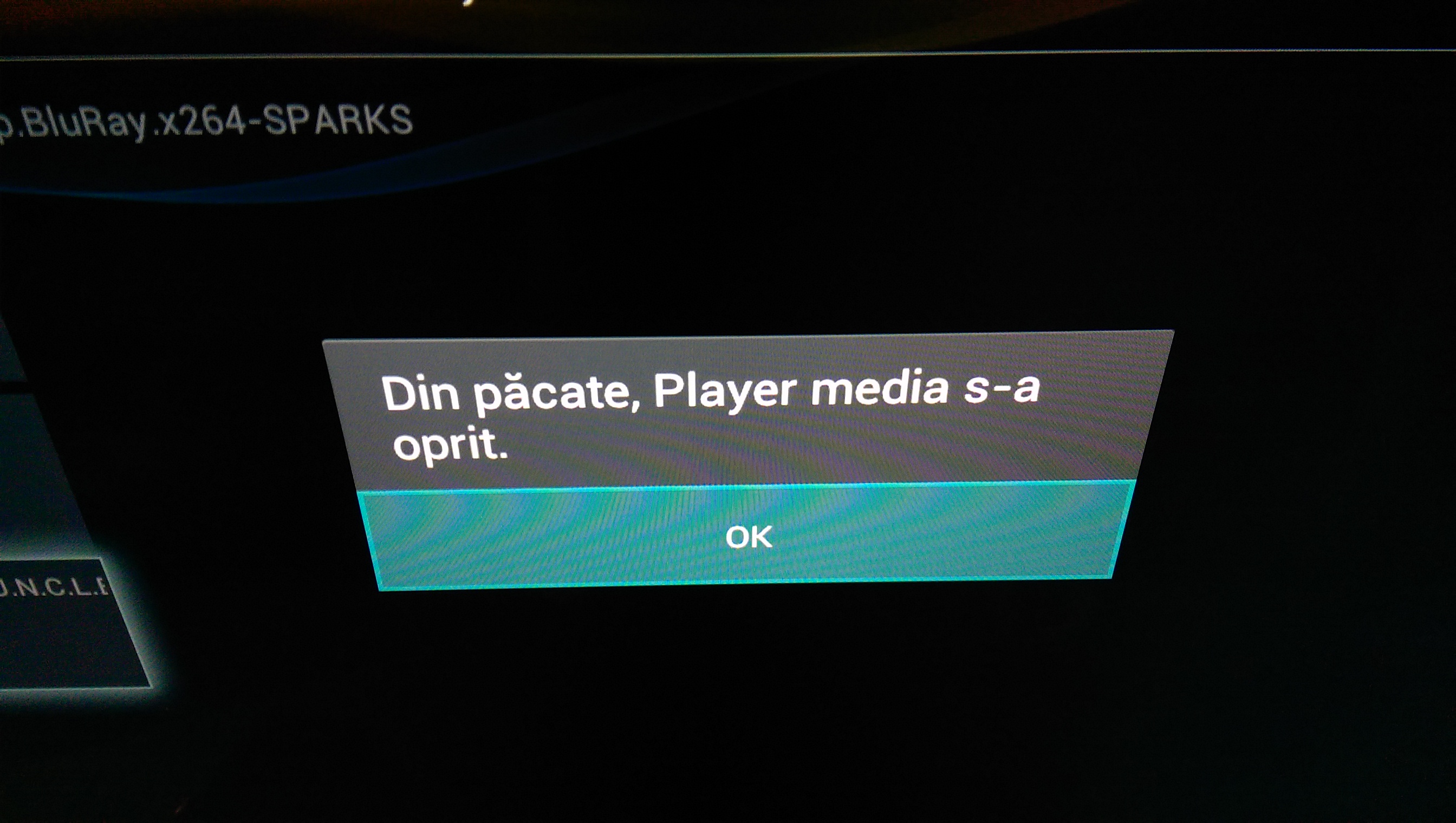 SONY 48W705C ERROR MEDIA PLAYER 