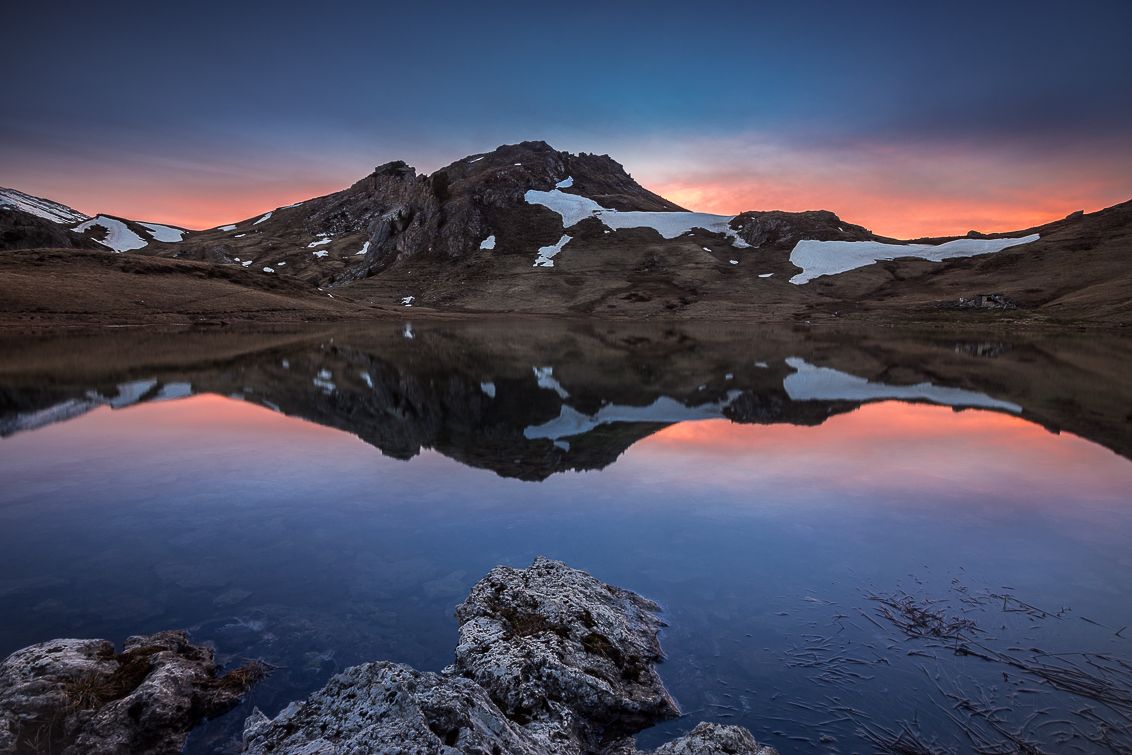 Mountain lake, Alta Badia, Italy