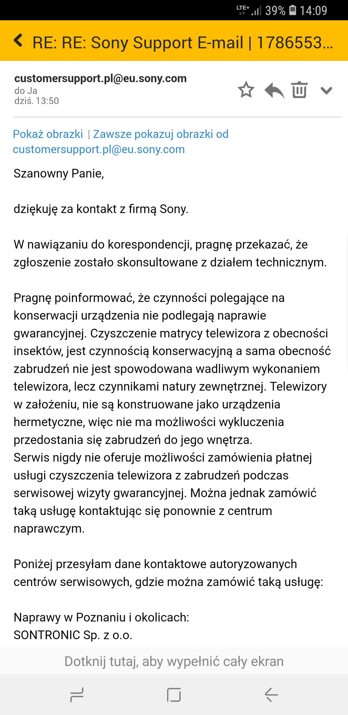 I zaczynamy zabawę z Sony. Co mogę teraz zrobić?